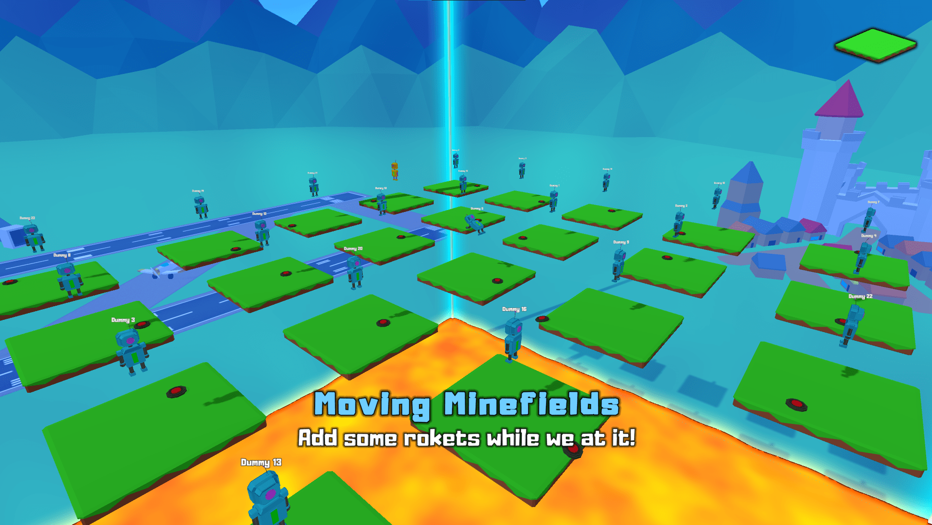 Moving Minefields