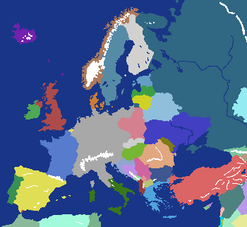 My Next Youtube Series Map, With the HRE in 2023