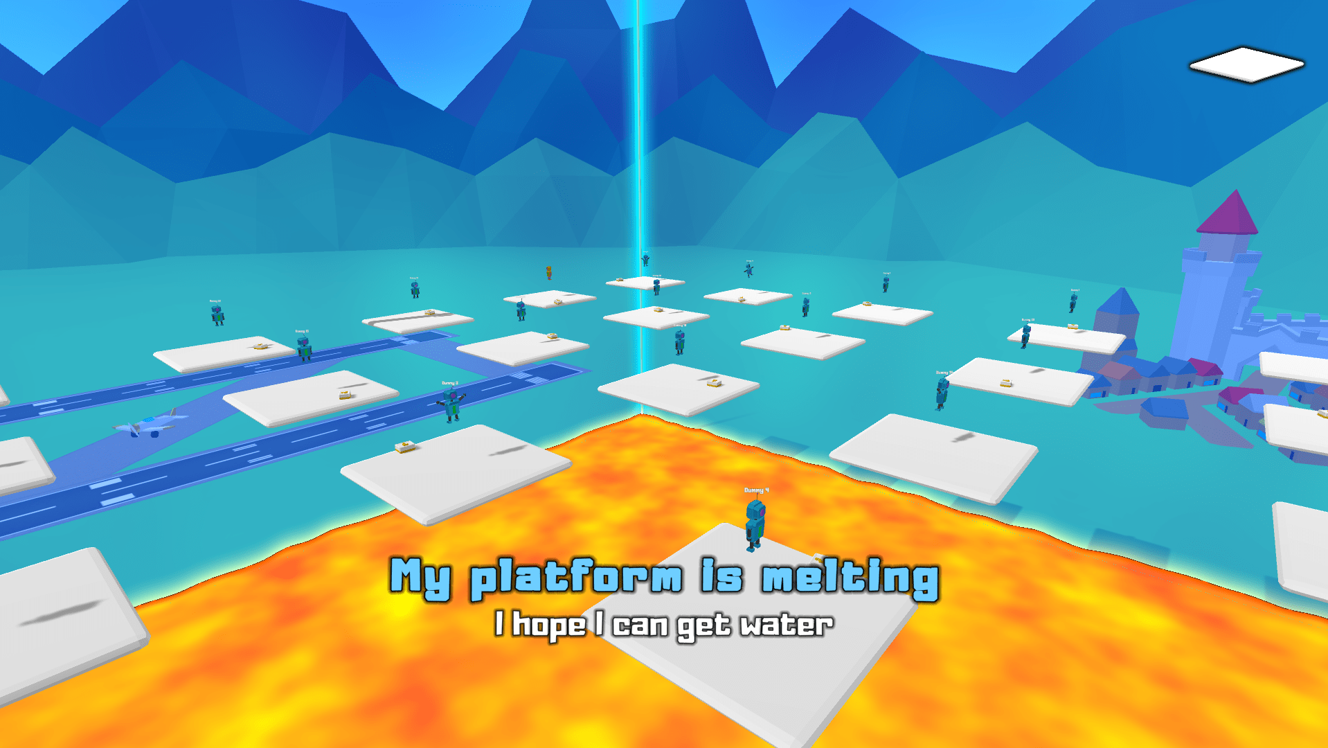 My platform is melting