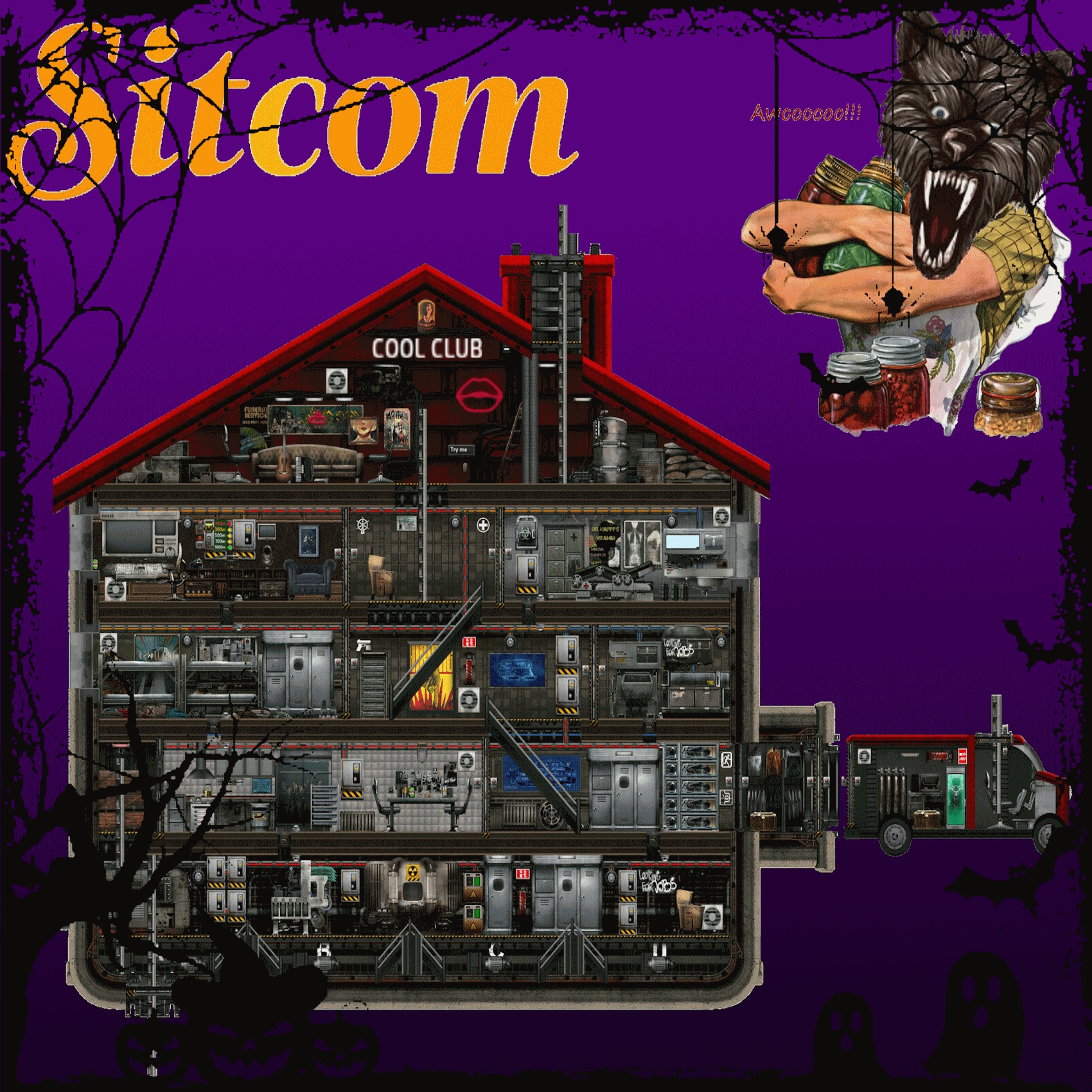 Better Sit-com house for Halloween – Barotrauma Mod