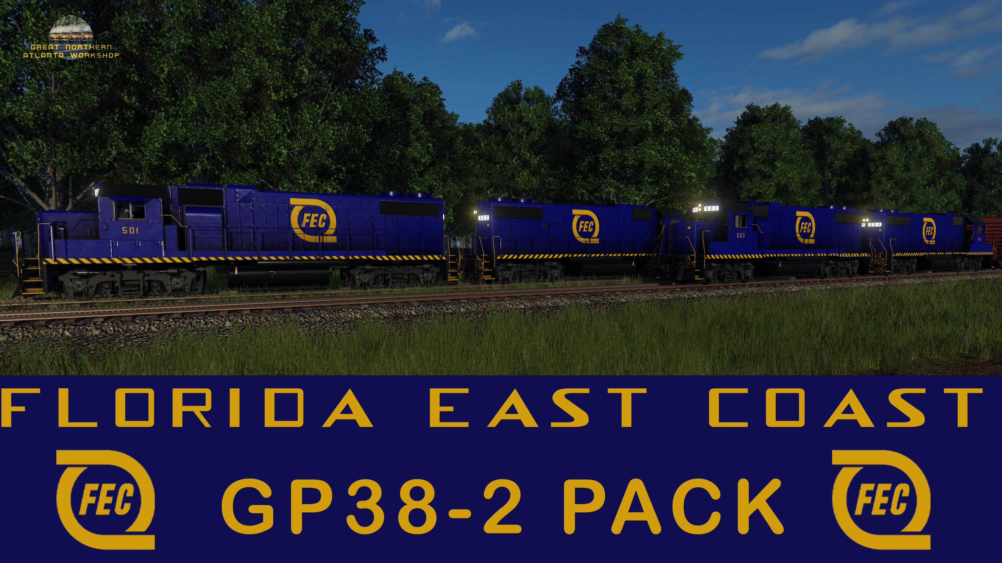 Florida East Coast EMD GP38-2 Pack