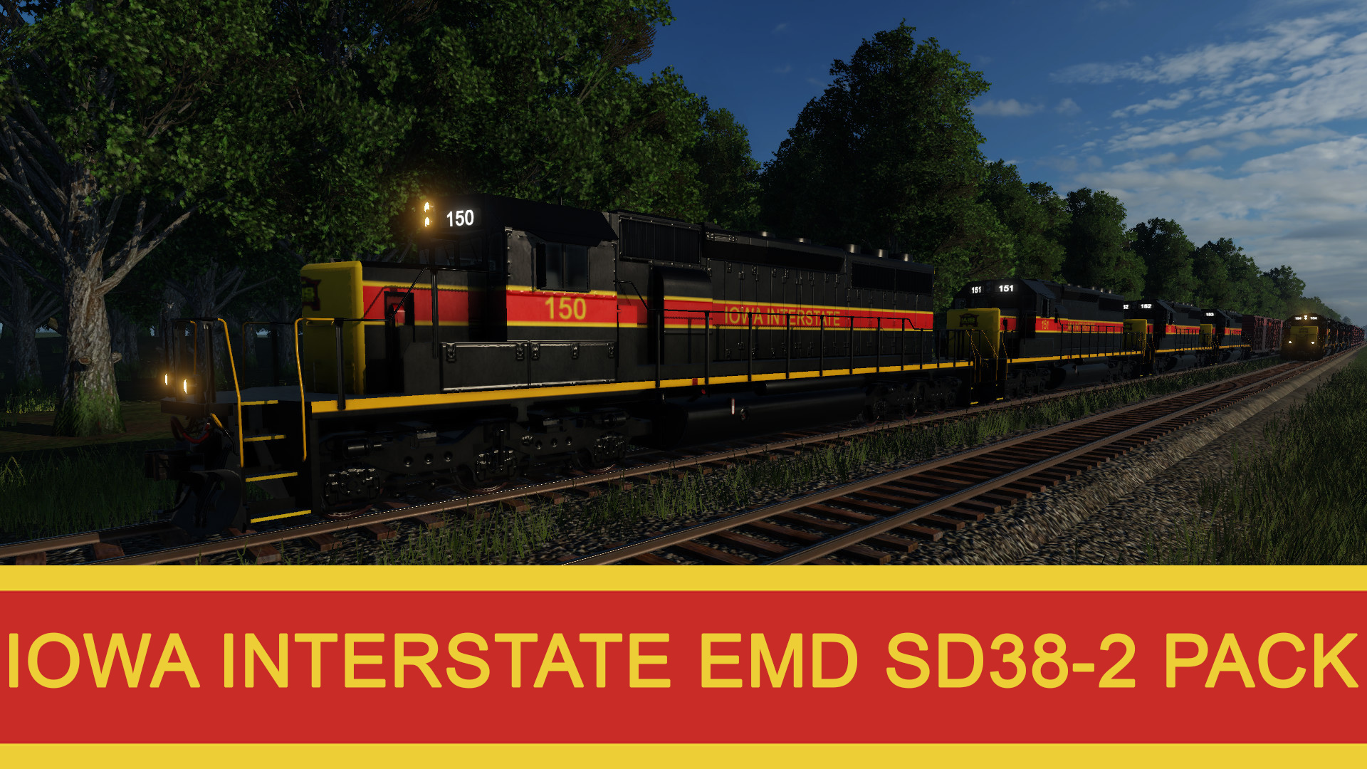 Iowa Interstate EMD SD38-2 Pack