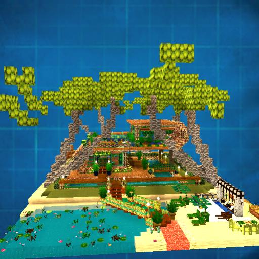 tropical beach resort