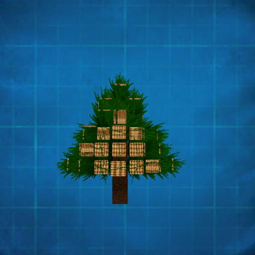 Pinecone Gingerbread Christmas tree