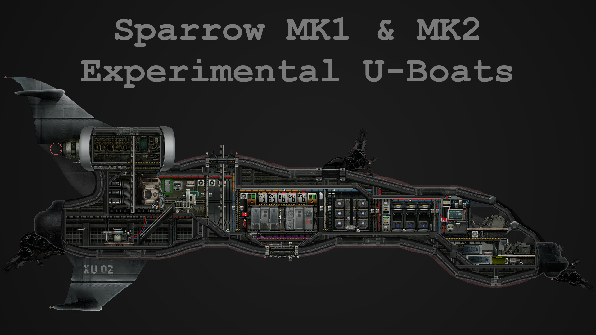 XU-01 Sparrow MK1 & XU-02 Sparrow MK2 - Experimental U-Boats – Barotrauma Mod