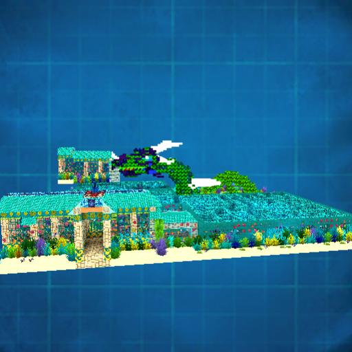 ATLANTIS MAZE TWO, WITH SEA SERPENT