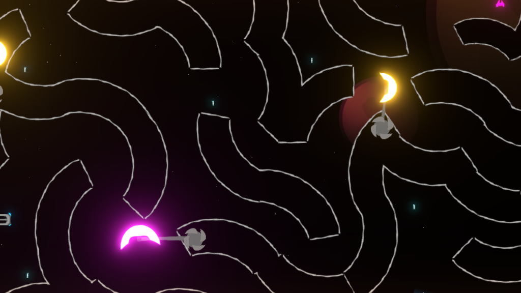 worm tunnels