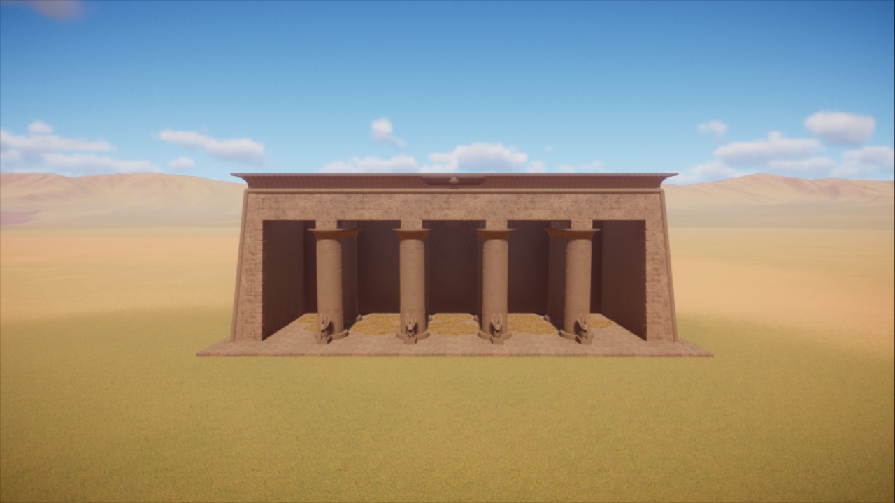 Old Egypt - Shelter, large (without colors)