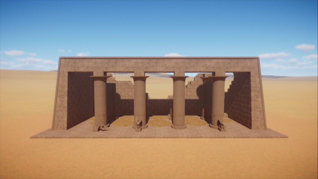 Old Egypt - Temple Ruin (Shelter), large