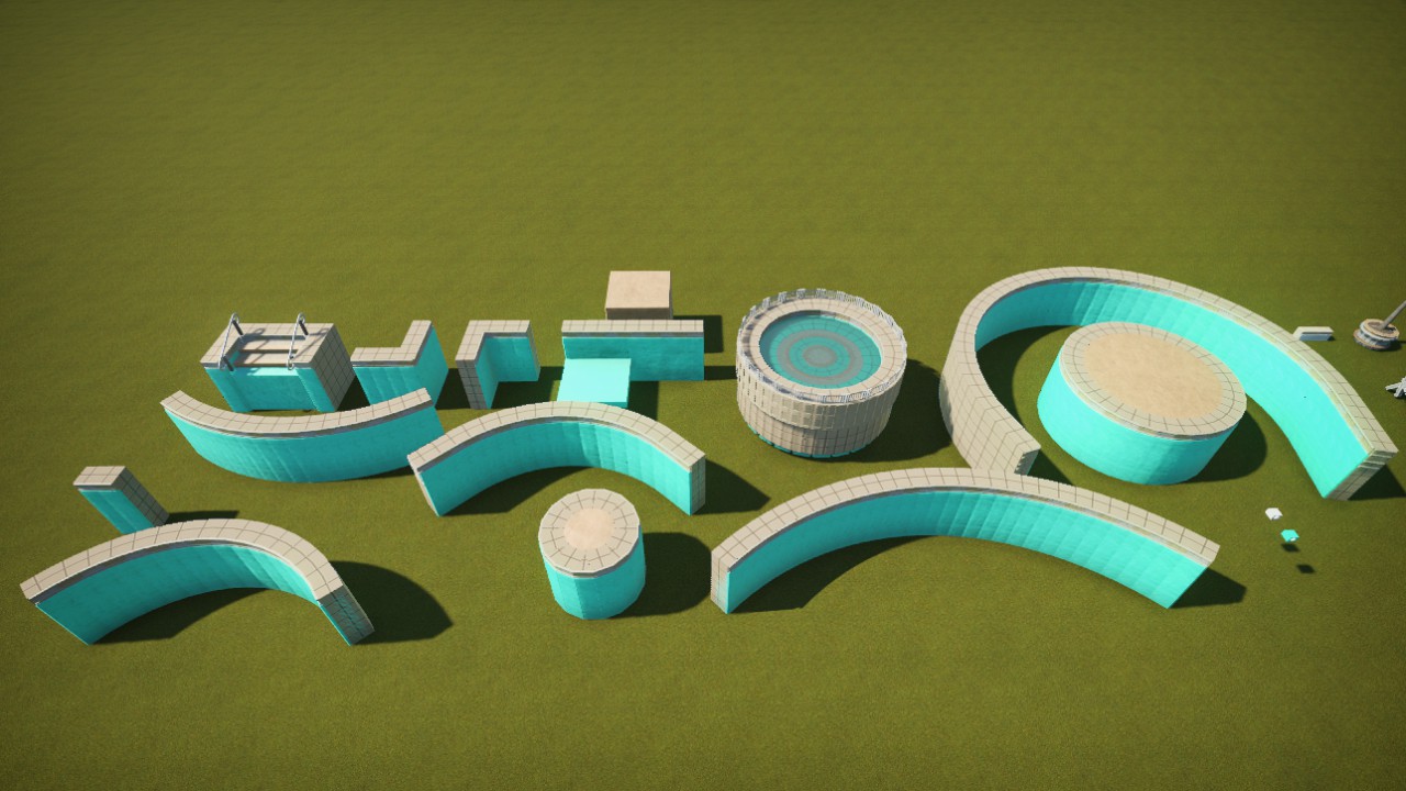 Build your own Pool Pieces