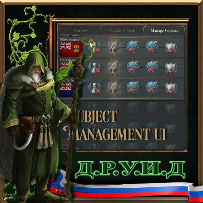 Subject Management RUS UI