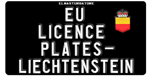 EU Licence Plates - #7 Liechtenstein