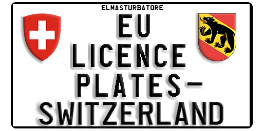 EU Licence Plates - #8 Switzerland
