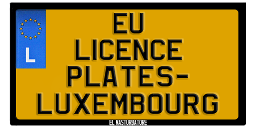 EU Licence Plates - #9 Luxembourg