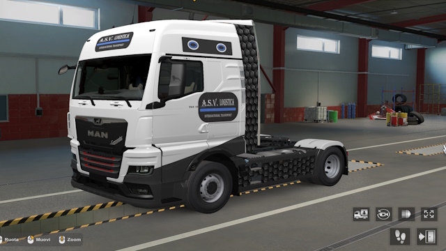 skin grey MAN TGX 2021 ASV Logistica  by maury79