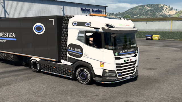 skin grey new DAF XG/XG+  A.S.V. Logistica by maury79
