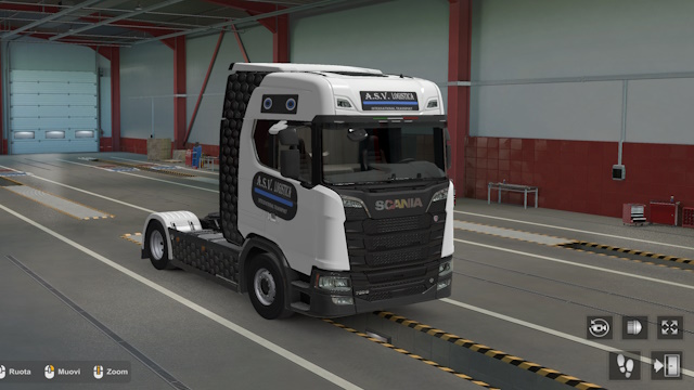 skin SCANIA R&S grey ASV Logistica by maury79