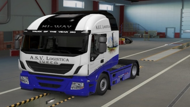 skin new iveco hi-way A.S.V. Logistica by maury79