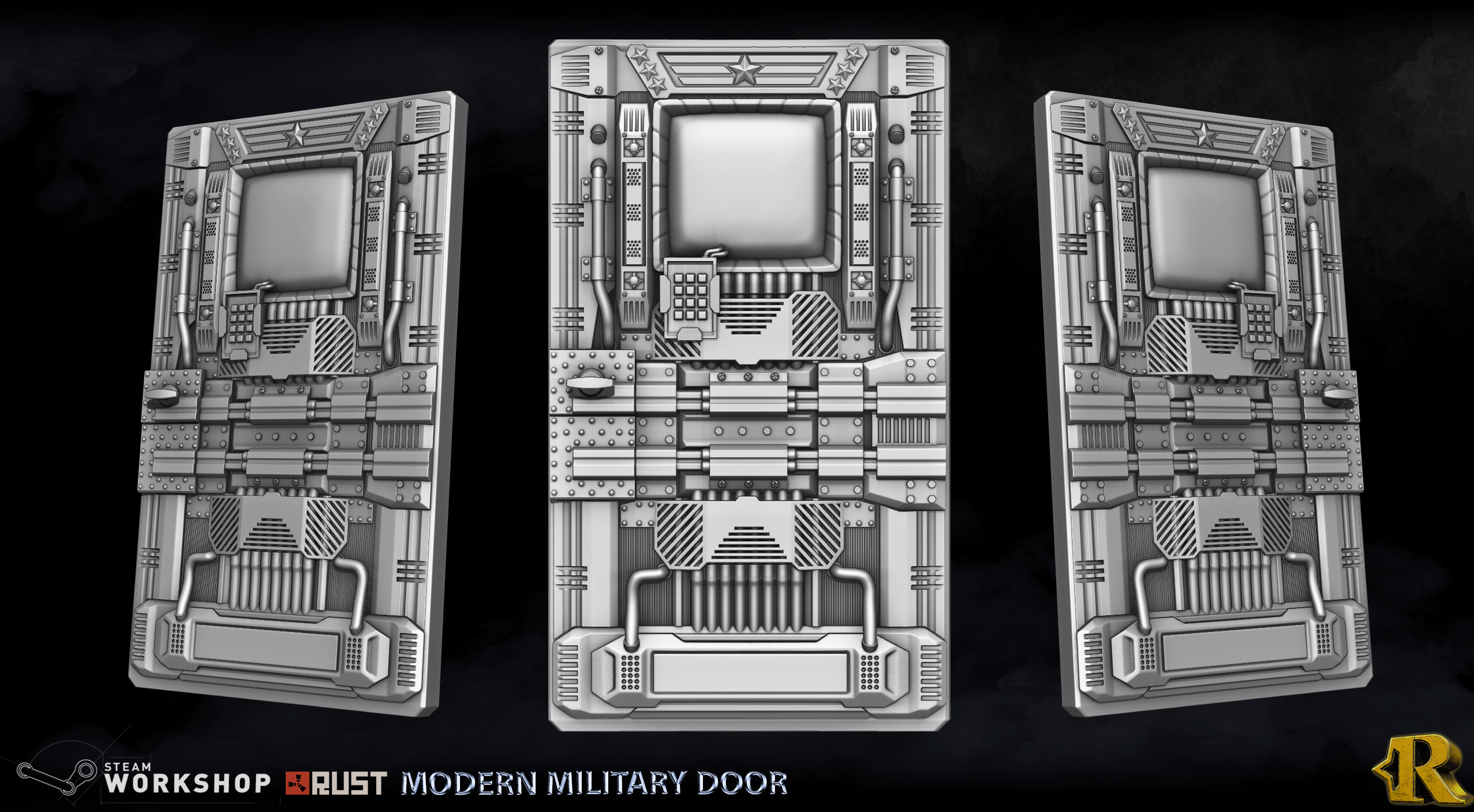 Modern Military Door