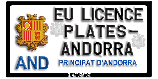 EU Licence Plates - #12 Andorra