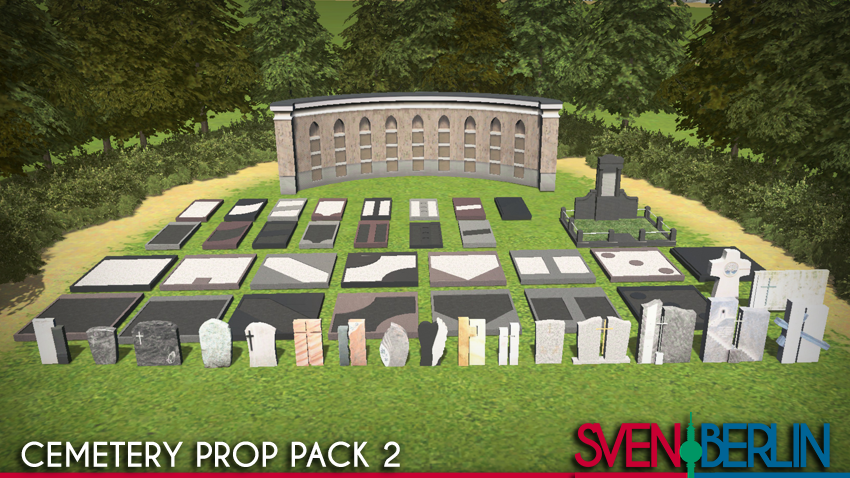 cemetery prop pack 2