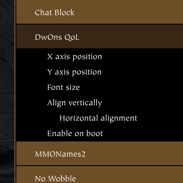 DwOns QoL