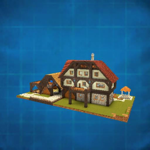 Bauernhaus mit Stall und Scheune