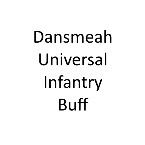 dansmeah universal infantry buff