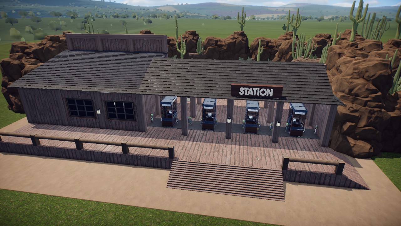 Wild West Station Entrance