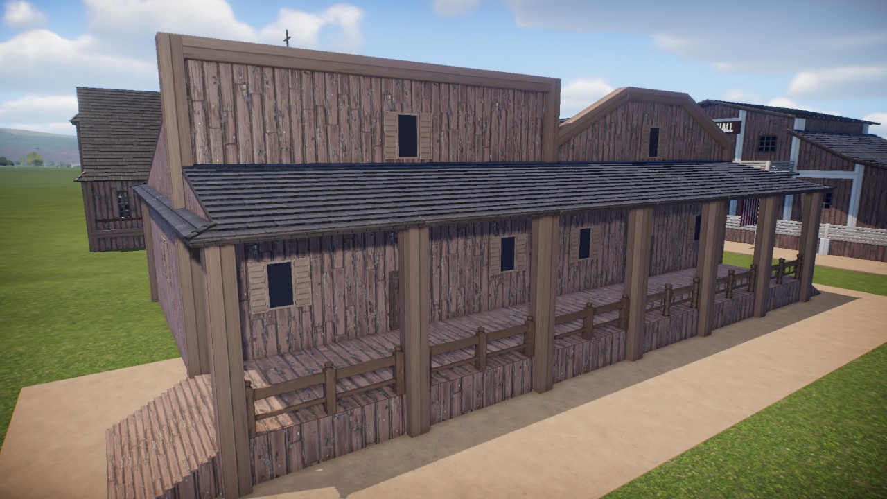 Wild West House Scenery 2