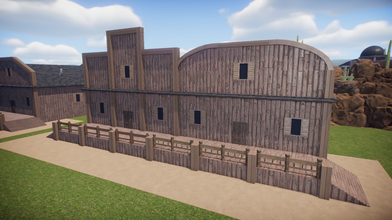 Wild West House Scenery 3
