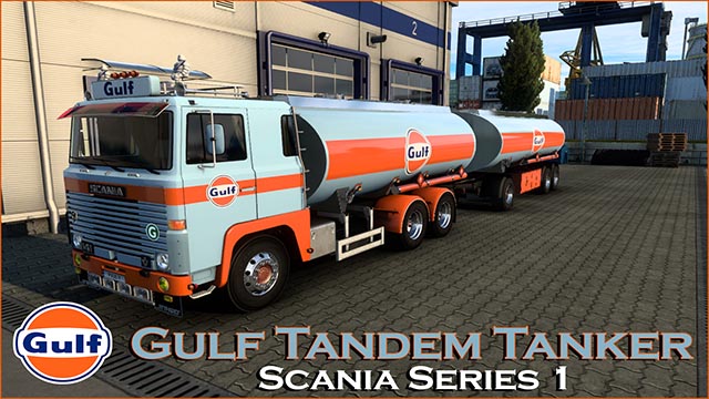 Gulf Oil Scania Tandem