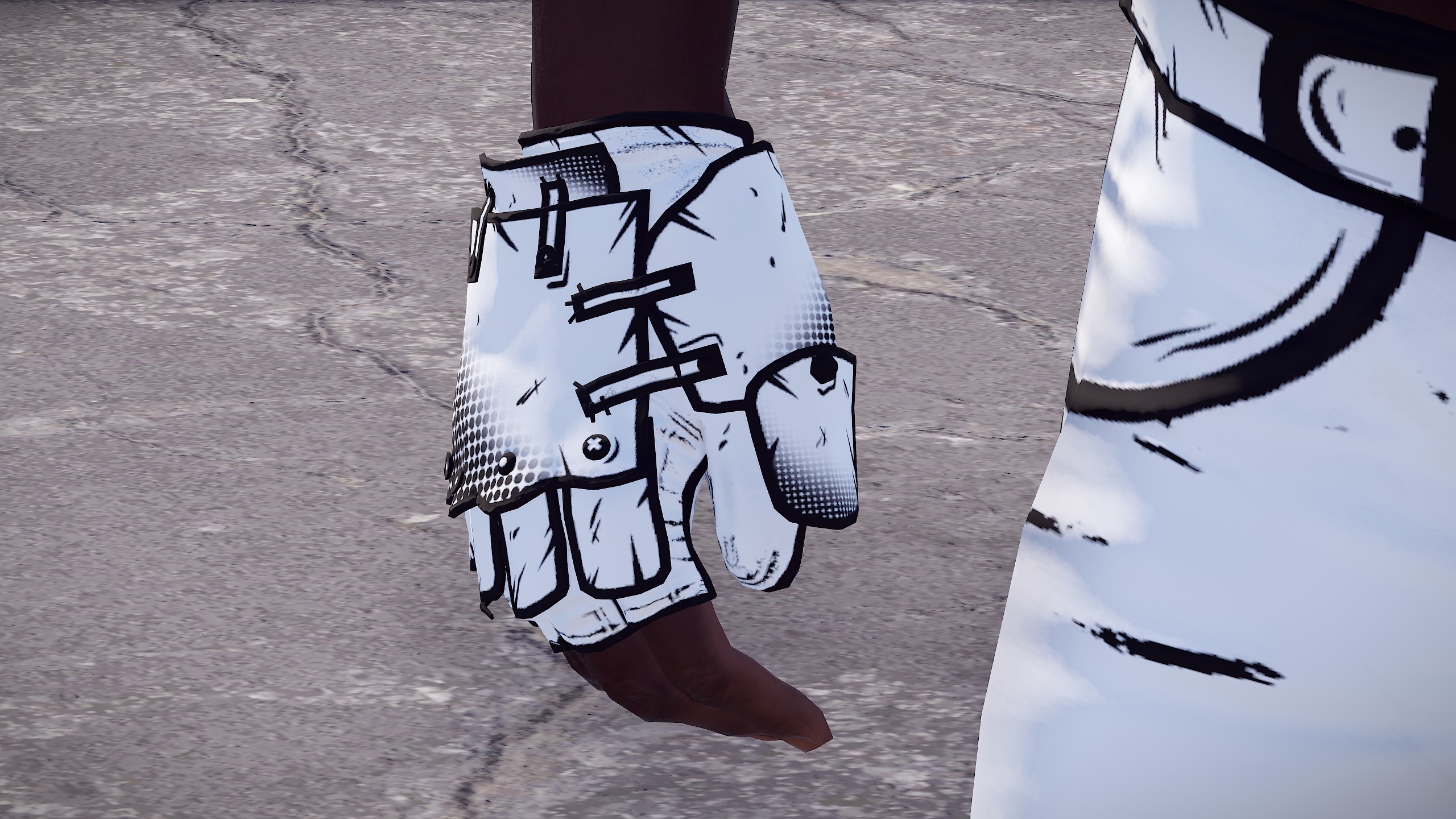 Comics Roadsign Gloves