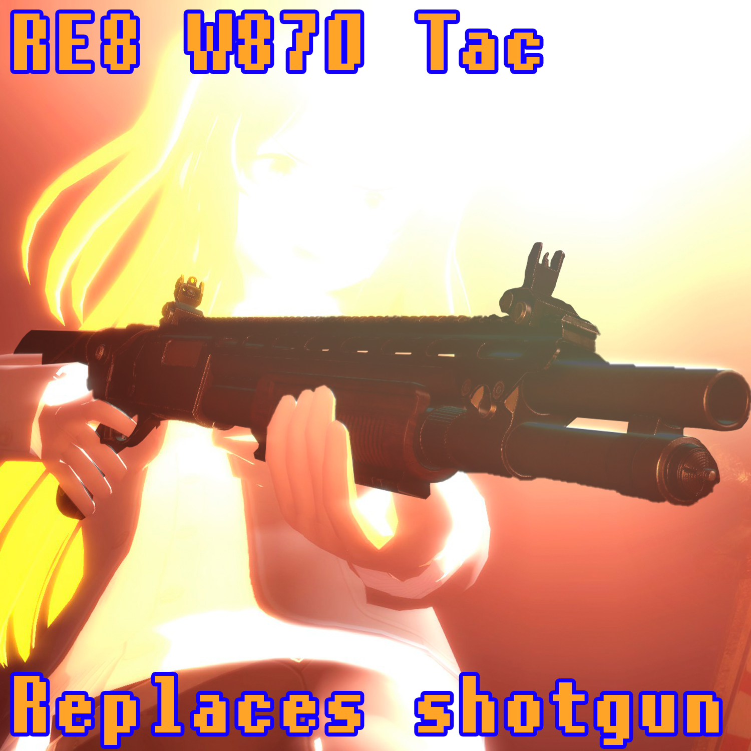 RE8 W870 Tac (Replaces default shotgun)