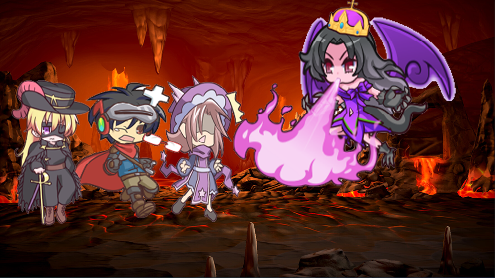 Fight Against a Somewhat Stronger Monster for Mio (Festive)