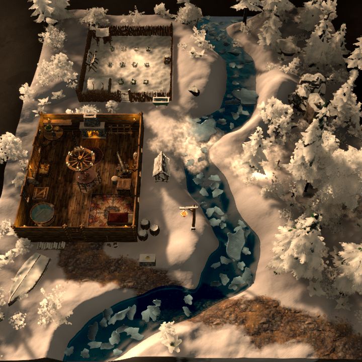 Winter Cabin