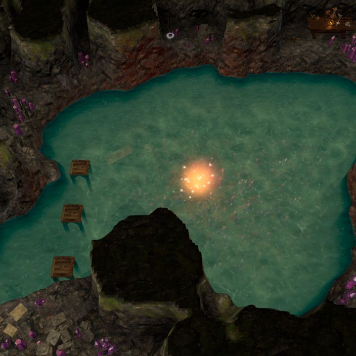 Crystal Cave Lake
