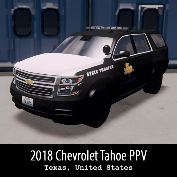Texas DPS - 2018 Chevrolet Tahoe