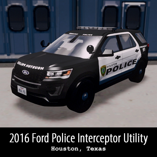 Houston PD - 2016 Ford Interceptor Utility