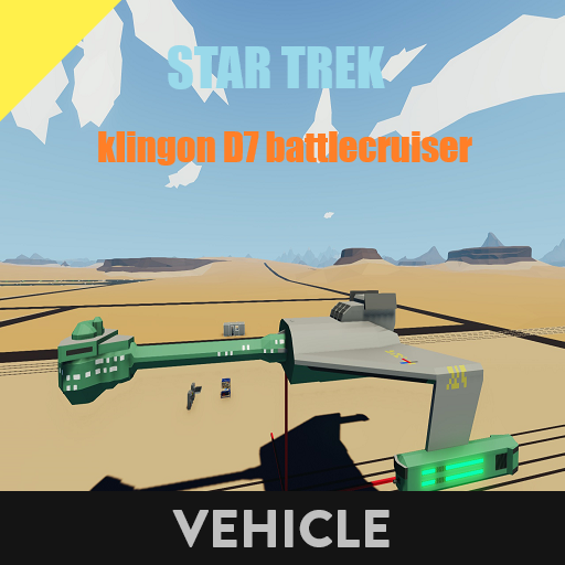 STAR TREK klingon D7 battlecruiser