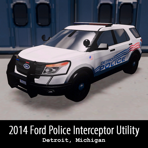 Detroit PD - 2014 Ford Interceptor Utility