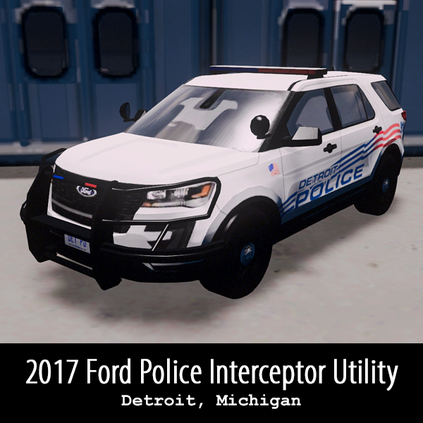 Detroit PD - 2017 Ford Interceptor Utility