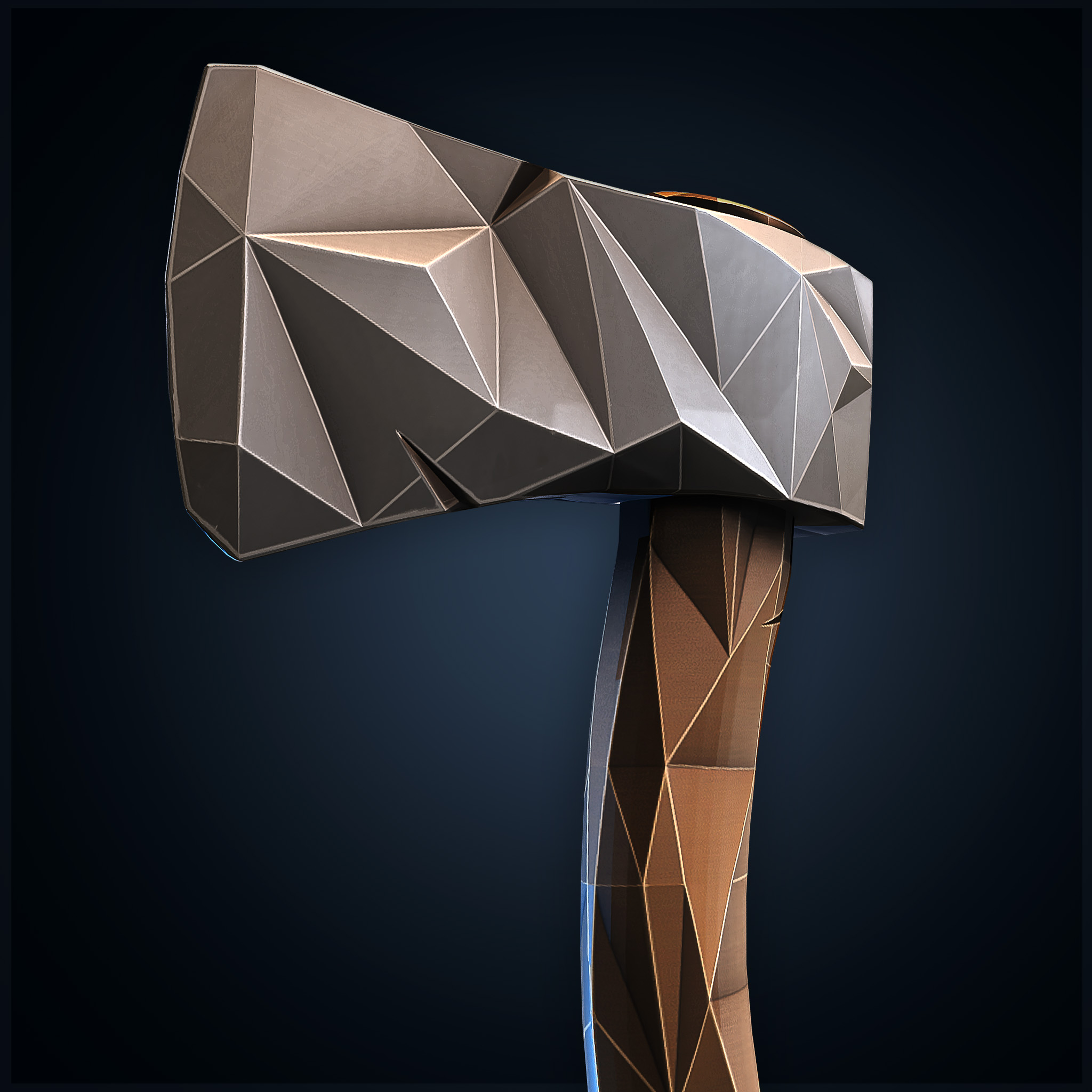 Low Poly Hatchet