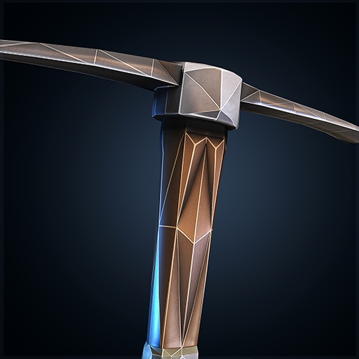 Low Poly Pickaxe
