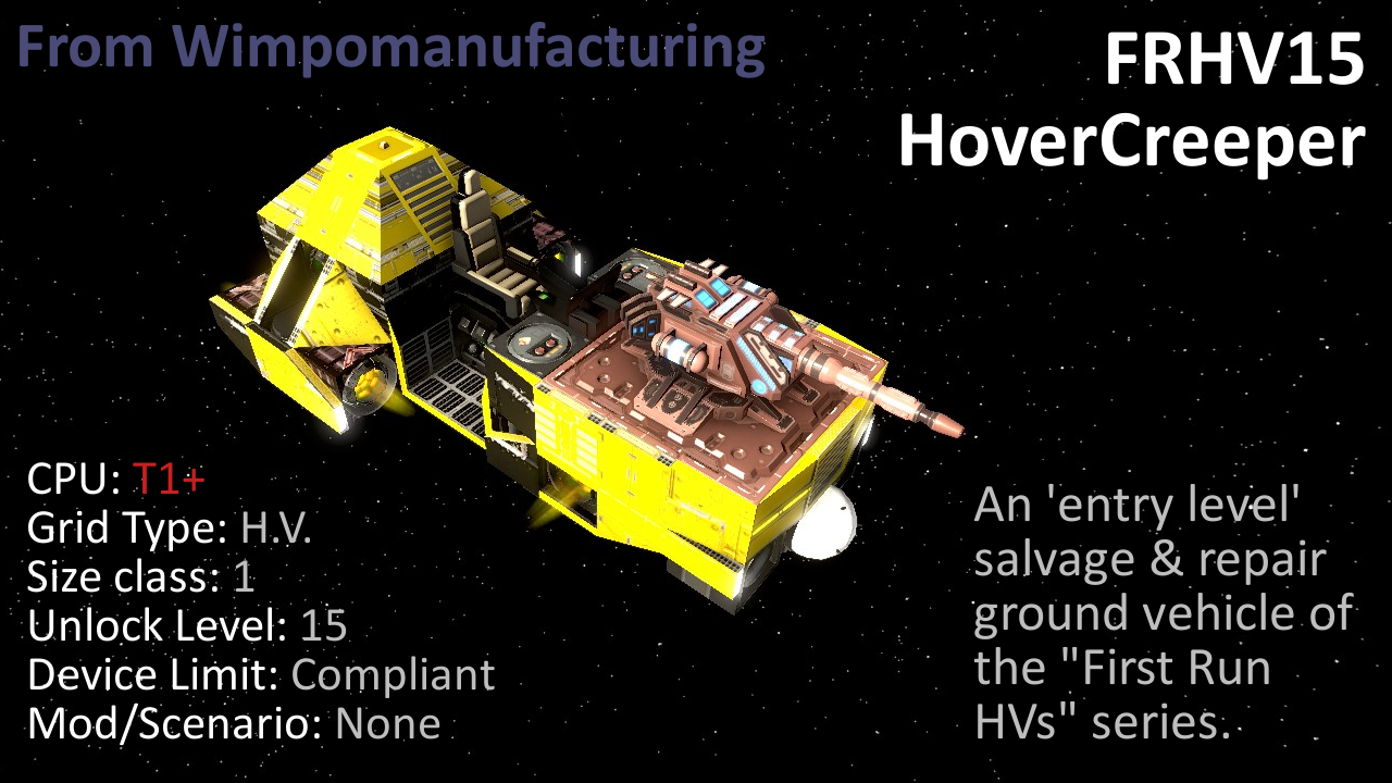 FRHV15 HoverCreeper preview