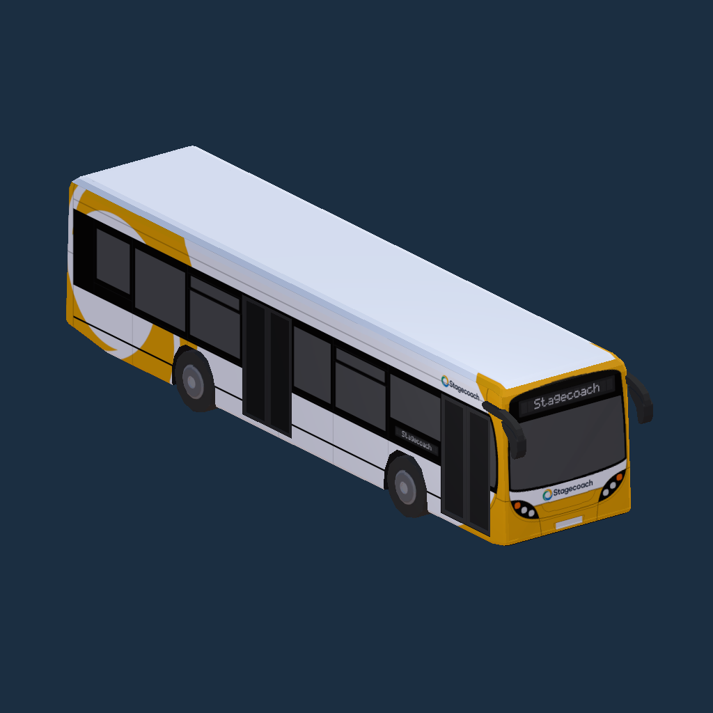 Urbino 12 - Enviro 200 Stagecoach Yellow