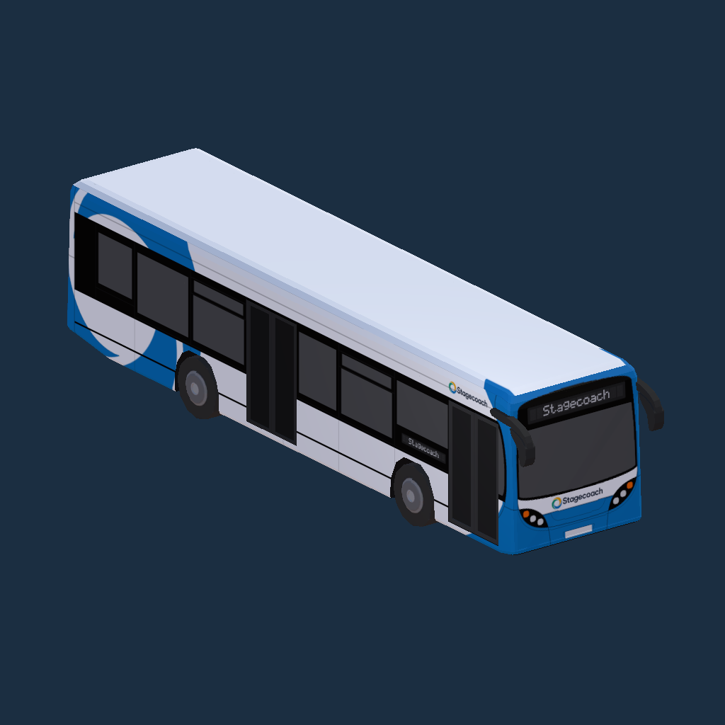 Urbino 12 - Enviro 200 Stagecoach Blue