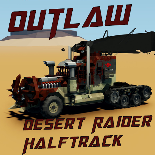 Post Apocalyptic Halftrack Semi-Truck "Outlaw"