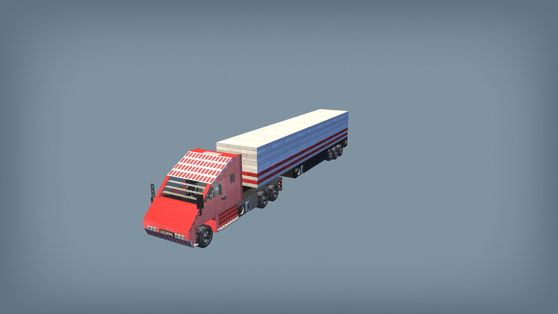 Electric semi truck classic version (6x4)