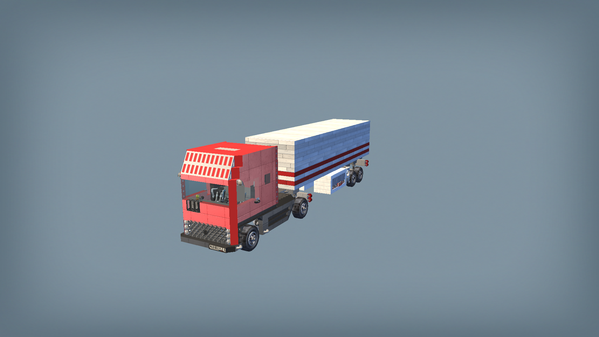 High semi truck 03 classic version (4x2)